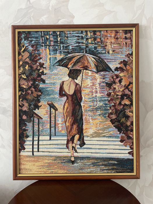 Картина гобелен в багете