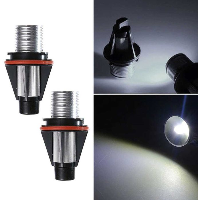 Set Becuri Angel Eyes Led Alb Bmw E39/E60/E61/E53/E63/E64/E65/E66/E87