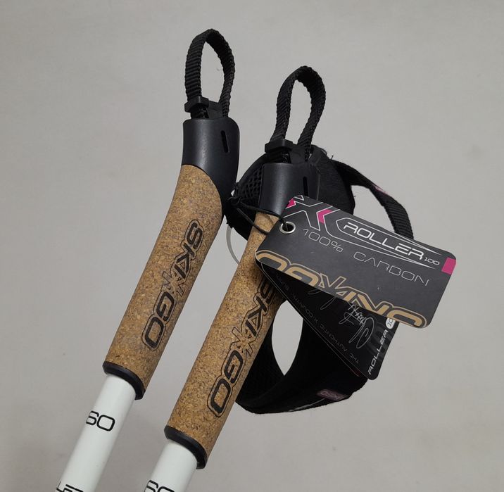 Bețe noi ptr schi, SKIGO Rollerski Pole, 100% Carbon, 160 cm