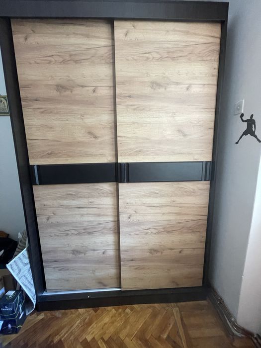 Set dulap 140/60/217+ dulap stil soldat cu 1 usa 40/38/208