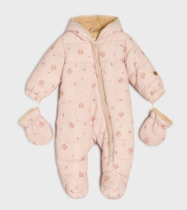 Зимен бебешки гащеризон: 56-62см