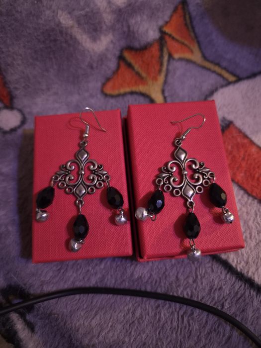 Серьги с казахский орнаментом