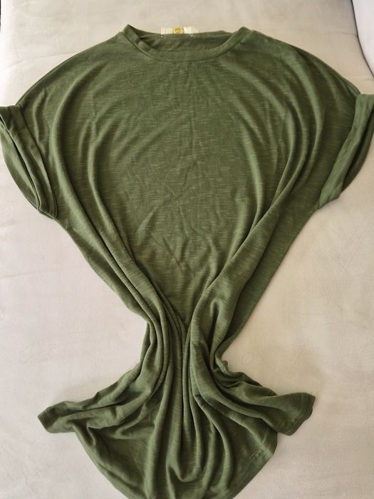 Бандажна зелена пола