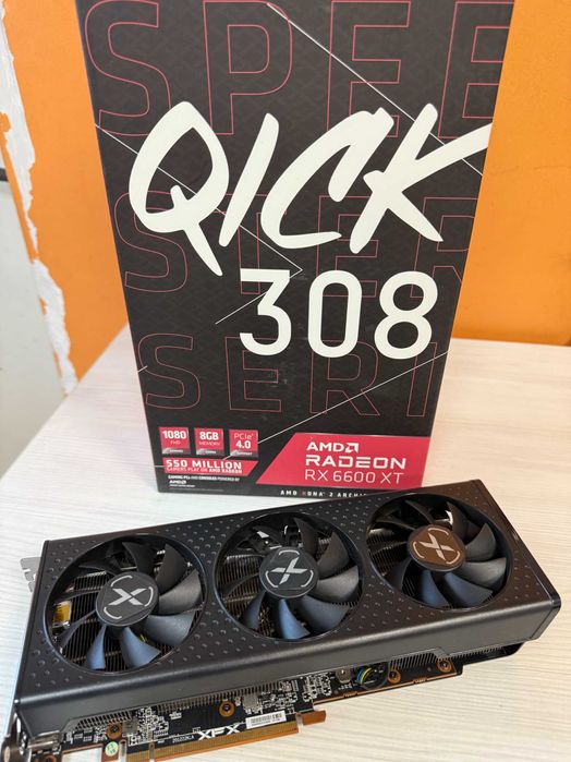 Видеокарта 6600XT XFX Speedster QICK 308. 8Gb DDR6