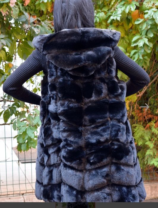 Дамски пухен елек и палто