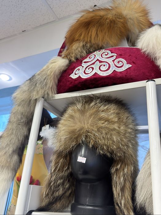 Бөрік тымақ ушанка түлкі қасқыр волк лиса