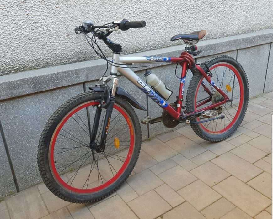 Bicicleta MTB DHS 2605C - roți groase de 26 Inch (26 × 2,30), cadru aluminiu