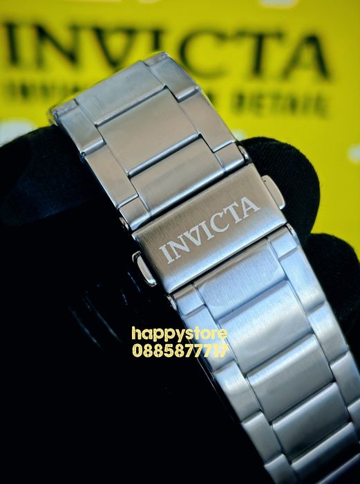 INVICTA Elite silver green dial 43 mm, Инвикта нов ръчен часовник