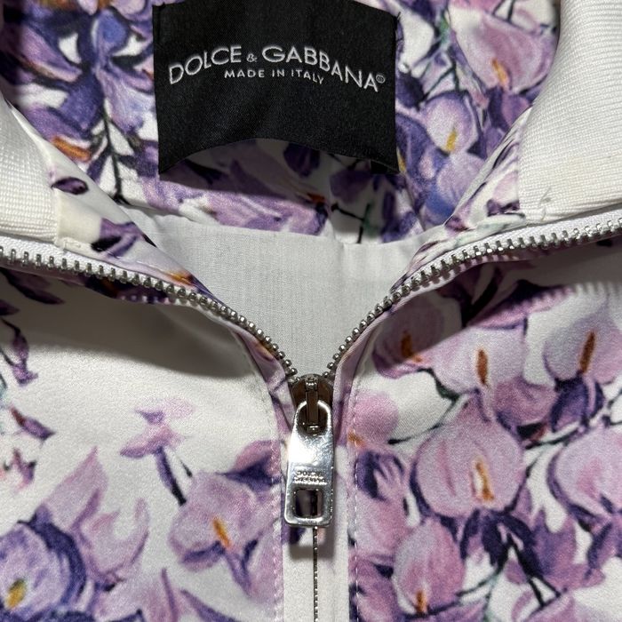 Шелковый бомбер D&G