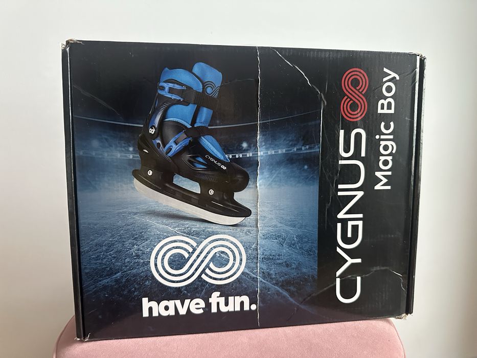 Patine de gheață mărimea 27-30 reglabile, Cygnus