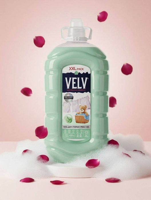 Suyuq kir yuvish vositasi VELV 4.5 kg, Yevropacha standardi. GEL. ГЕЛ.