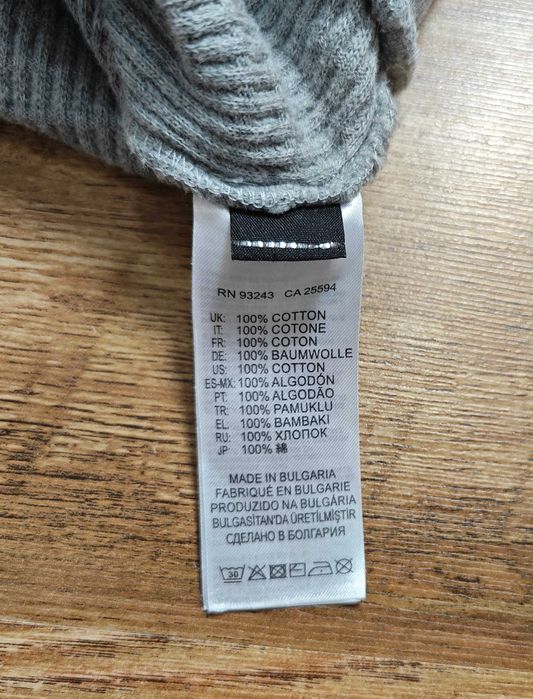 DIESEL Оригинална мъжка фланелка сива блуза размер М