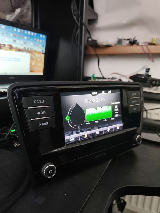 Radio Original Skoda Octavia 3 FL MIB2 SmartLink Android Auto Apple CarPlay Bluetooth 5E0035871D