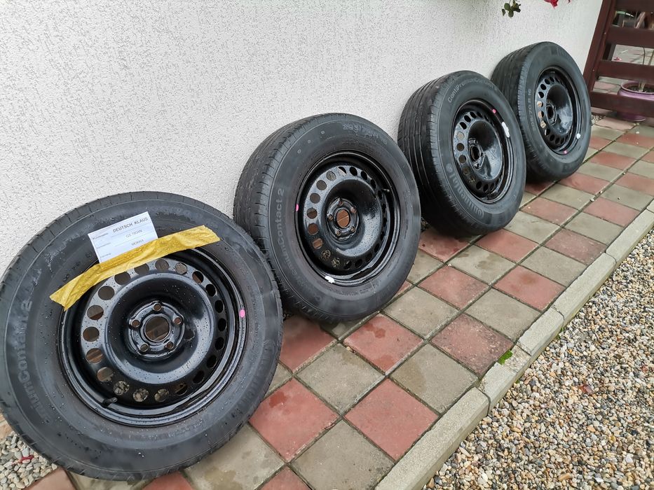 Jante Oțel 5x105 Opel Mokka + Anvelope 205/70r16 Vara