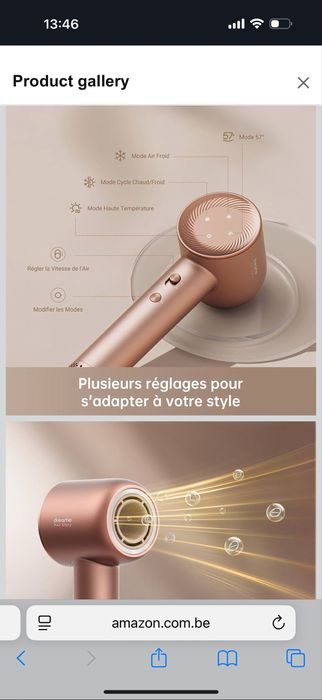 Сешоар Dreame Rose Gold