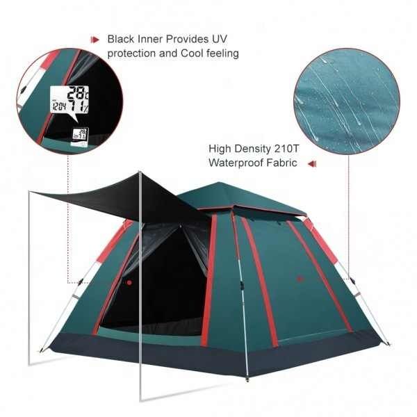Палатка автомат Вода непроницаемый 210смх210см