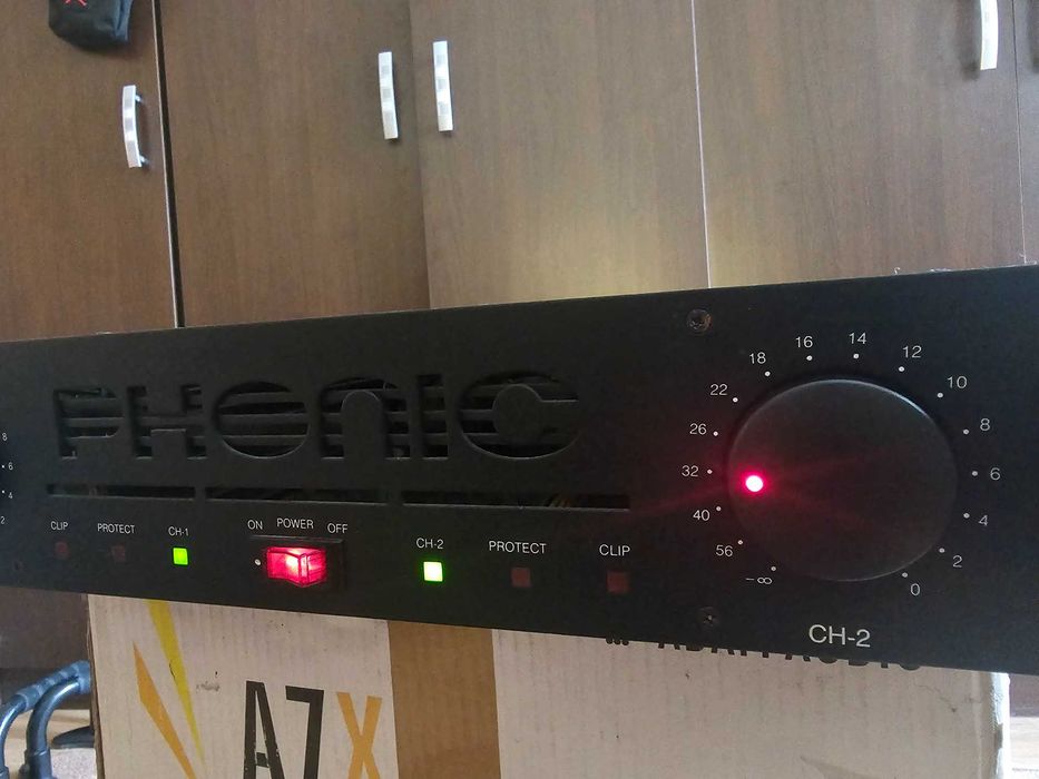 Phonic MAR 250 – професионален 2-канален краен усилвател – 2 × 185 W RMS