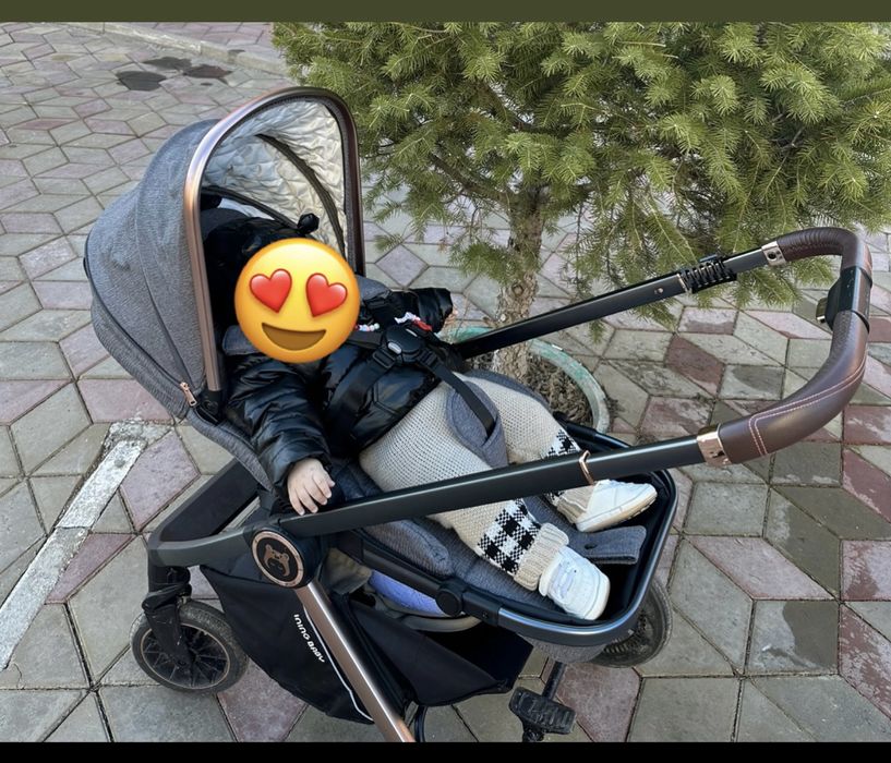 Детская коляска ining baby, 2в1