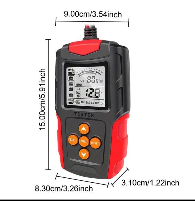 Тестер для проверки аккумулятора
