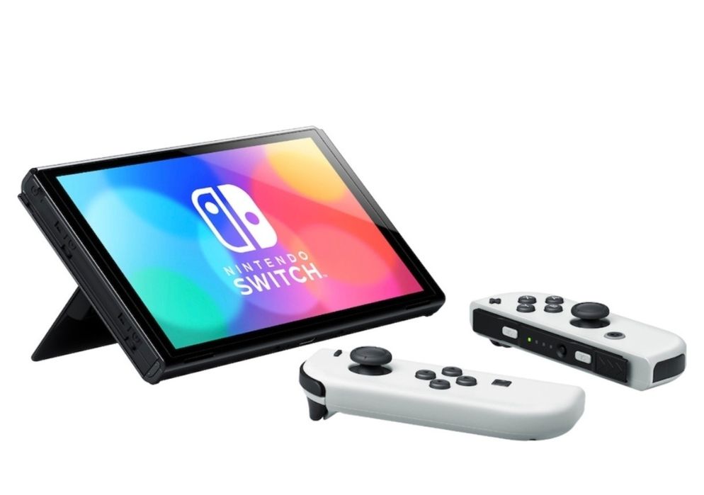 Consola Nintendo Switch OLED + joc Mario Kart 8 + joc Sonic