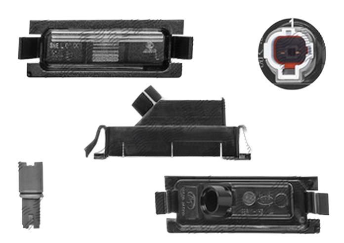 Lampa numar Hyundai I30 Hatchback 3/5 usi; Kia Cee' d / model ProCee' d, Cee' d 5 usi; spate, dreapta, ECE, soclu inclus, 925021H500