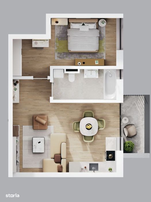 Comision 0% Apartament 2 camere Dumbravita Proiect NZEB
