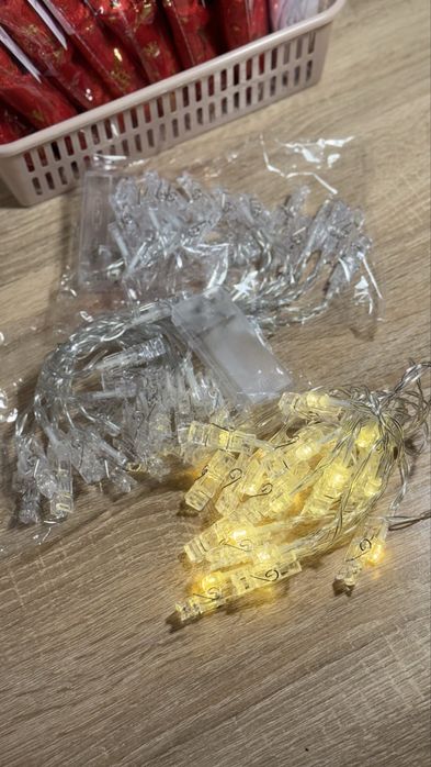 Гирлянды | водопад | прищепка