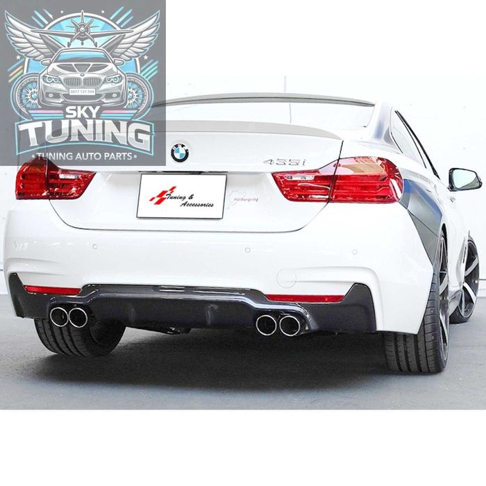 Дифузьор / добавка за задна броня за БМВ Ф32-Ф36 / BMW F32-F36 4