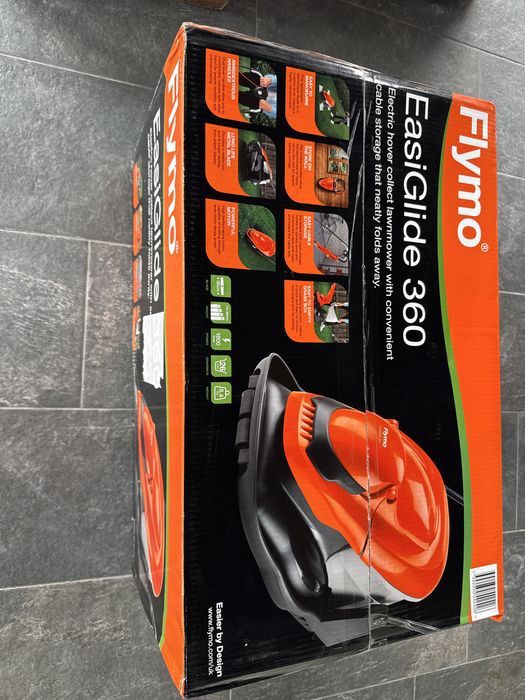 Mașină de tuns iarba Flymo 1800W, 36 cm, cu fir și tehnologie Hover – Easiglide 360V