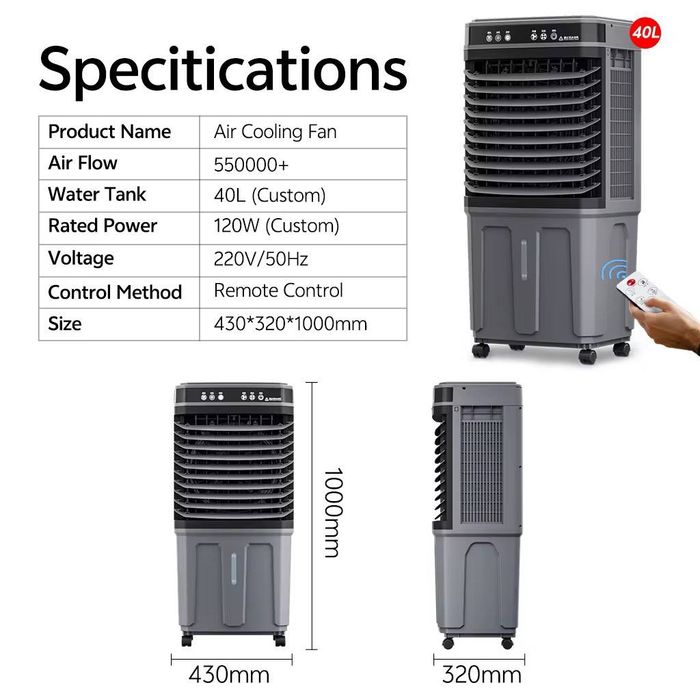 Водяной Охладитель воздуха Мобильный кондиционер Air Cooler