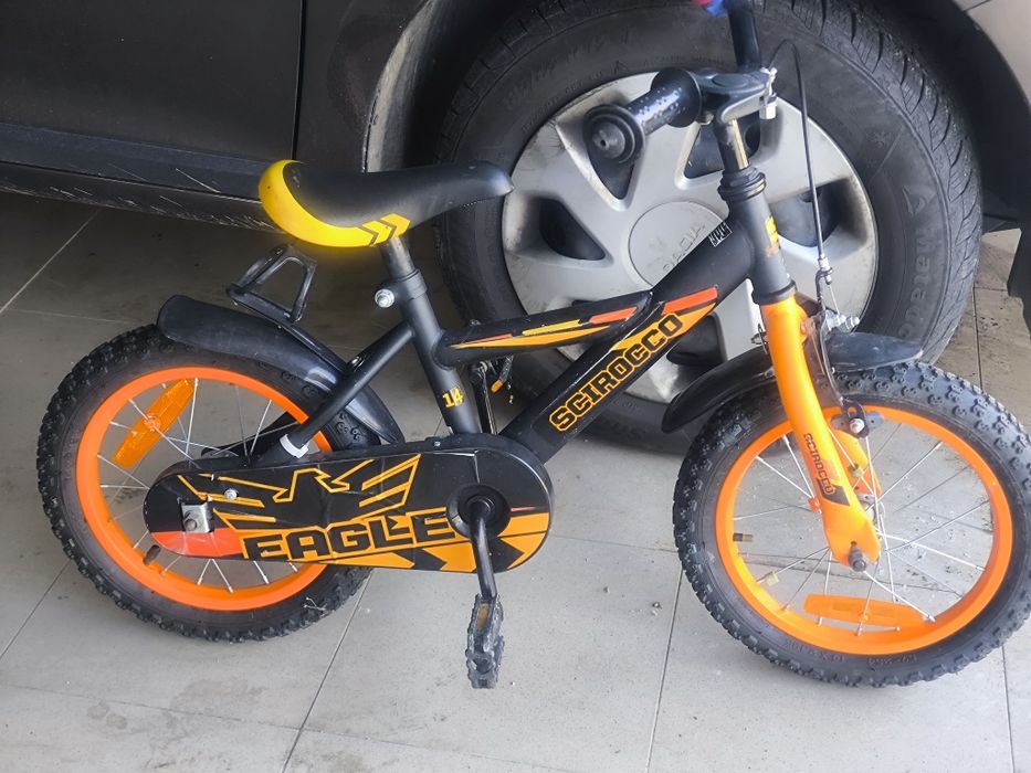 Vând Bicicletă Copii Scirocco Eagle 14" – Stare Excelentă