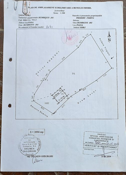 Teren intravilan, Județul Gorj, Bumbești-Jiu, Sat Luncani