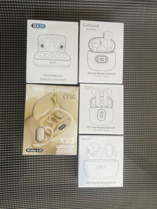 Casti wireless, camera actiune si stabilizator telefon noi