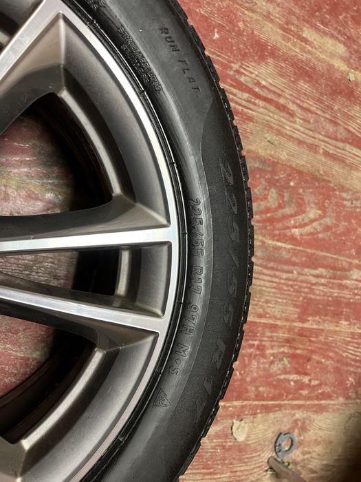 Jante BMW style 631 5x112 cu cauciucuri de iarna Pirelli 225/55/R17