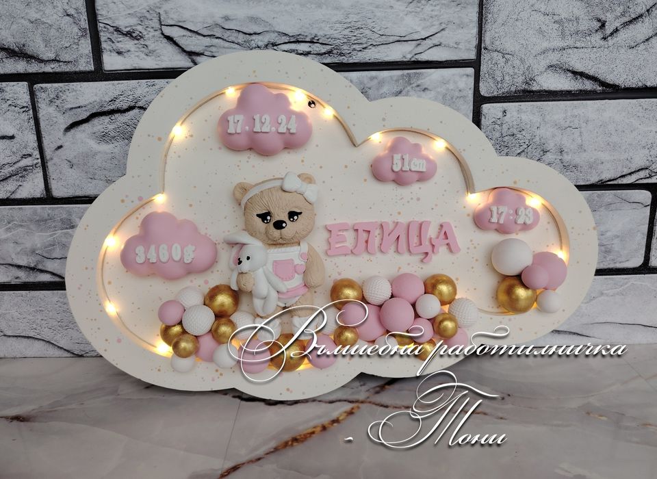 Нощни лампи и бебешки визитки