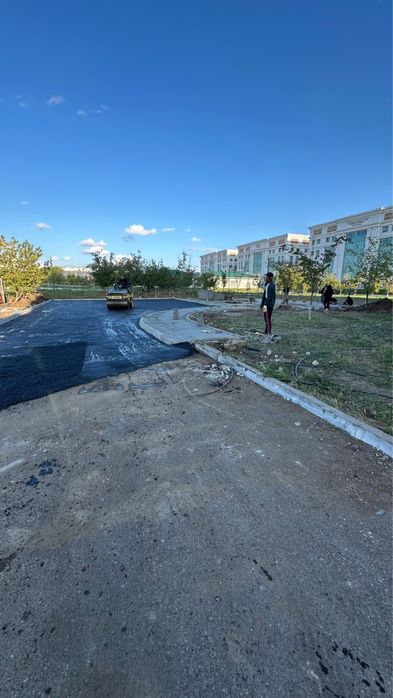 Асфальтирование асфальт бордюр арык