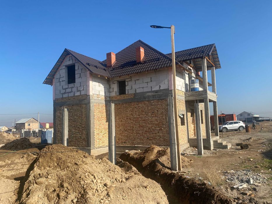 Дом с двумя участками