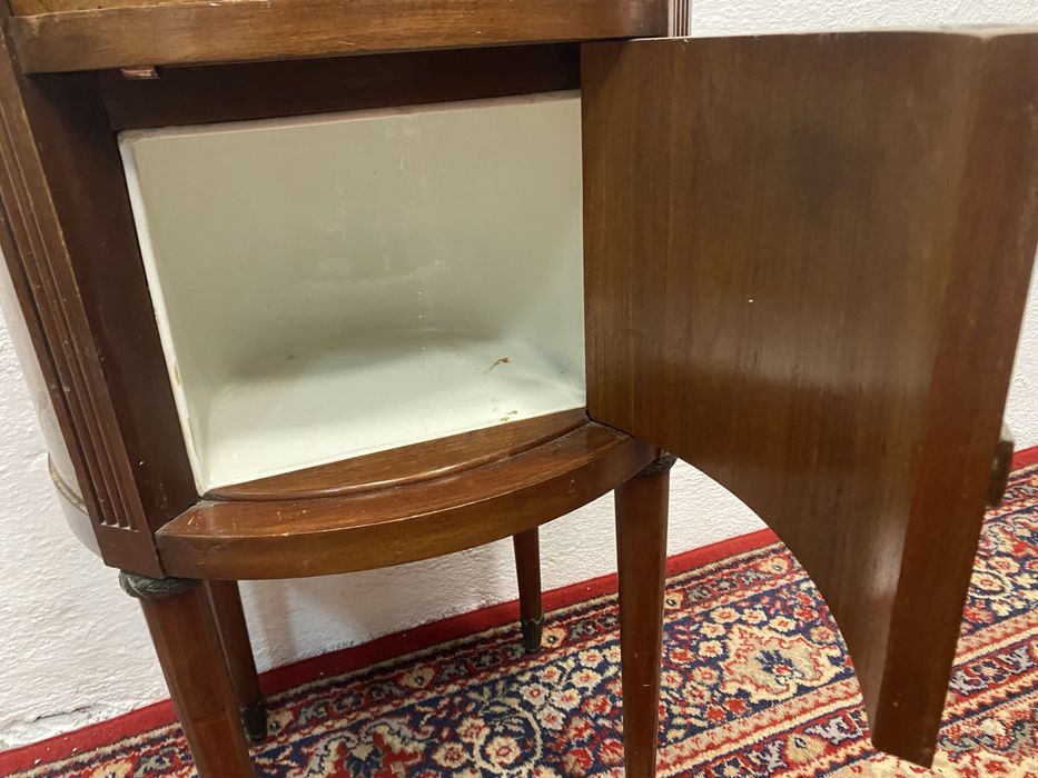 Френско конзолно шкафче конзола с плот от мрамор