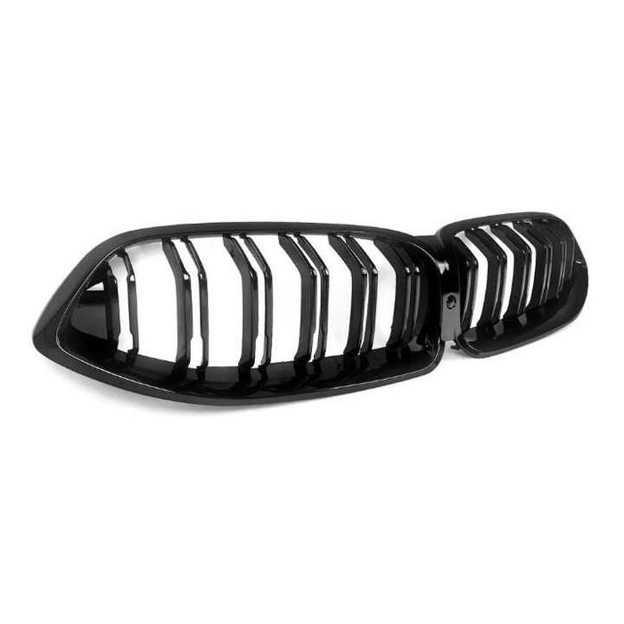 Grile Grila Nari Duble M BMW Seria 8 G14 G15 G16 2018-22, Negru Lucios