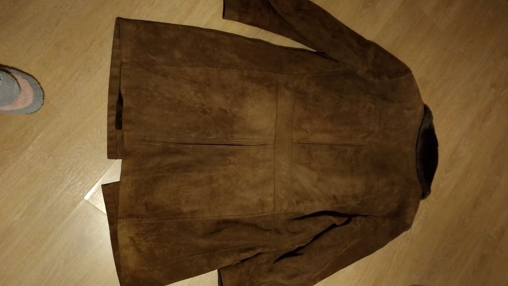 Мъжки кожух от агнешка кожа