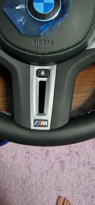 Volan bmw nou g30 g31 g11 g01 g02 cu padele de carbon si vibratii