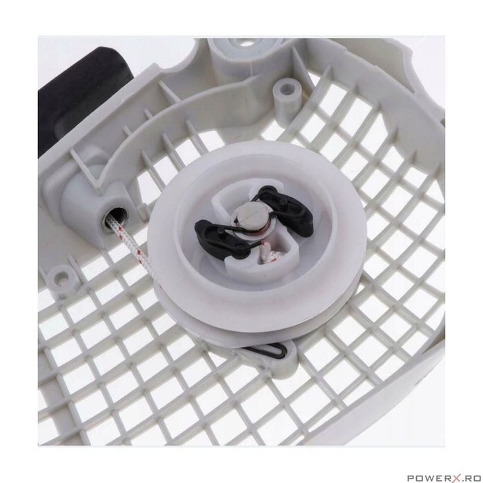 Capac pornire motofierastrau, demaror complet drujba Stihl MS 271,