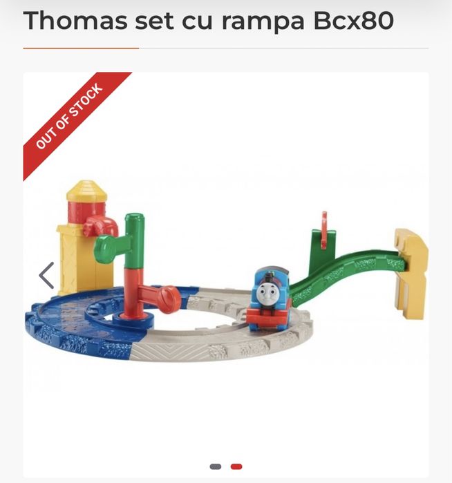 Trenul Thomas set cu rampa