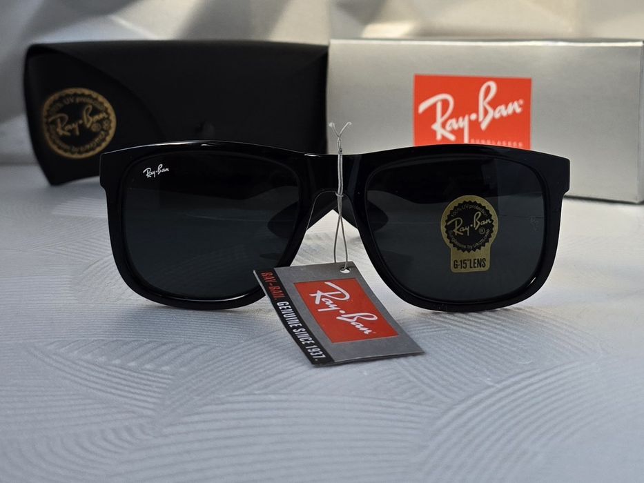 Класически мъжки слънчеви очила черни