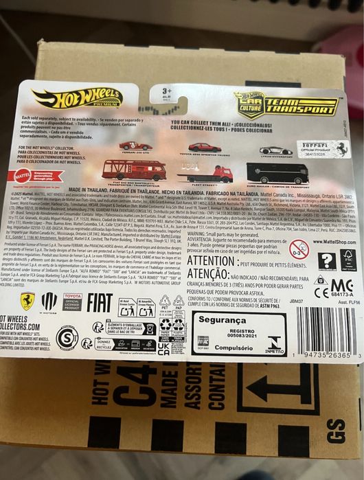 Team Transporter Fiat & Ferarri Hot Wheels