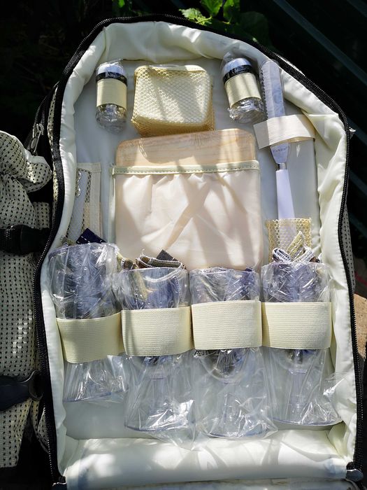 Рюкзак с посудой прогулочный