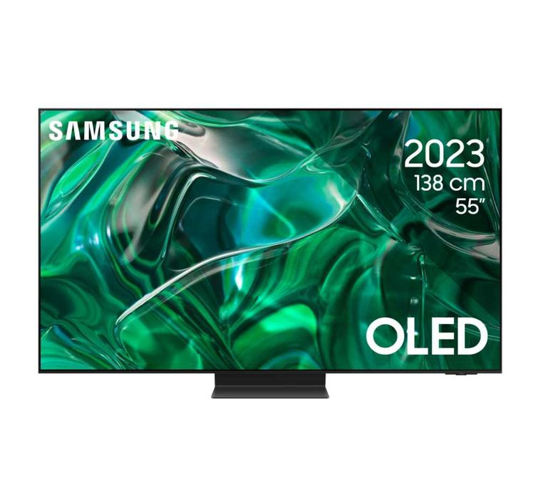 Televizor Smart SAMSUNG OLED 55S95C 138 cm 4K Ultra HD 100Hz 144Hz Premium QD-OLED One Connect Box Clasa G Garantie Reselecto