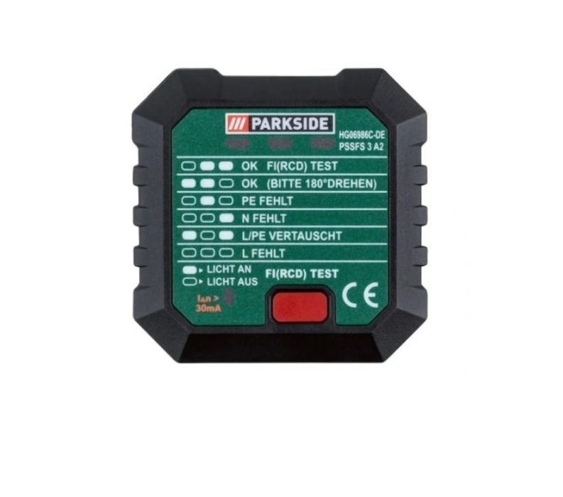 Tester priza Parkside PSSFS 3 A2