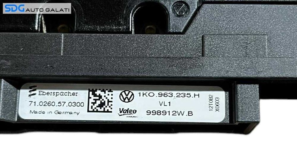 Rezistenta Electrica Calorifer Radiator Incalzire Bord Volkswagen Passat CC 2009 - 2012 Cod 1K0963235H [L5652]
