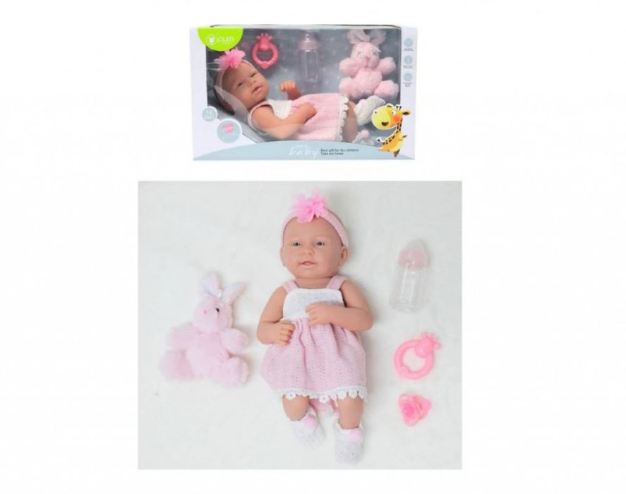 Кукла Junfa Pure Baby в розово 35см